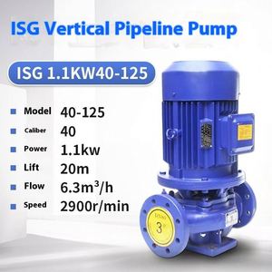 Pompe centrifuge horizontale monophasée ISG, pompe de circulation verticale pour surpression de conduite, pompe à eau chaude triphasée pour chaudière - Product Image 2
