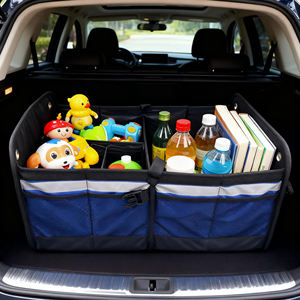 Organizador para Espacio Entre Asientos de Coche, Caja de Almacenamiento Impermeable de Oxford, Portavasos a Prueba de Fugas, Bolsa Organizadora para Coche - Product Image 4