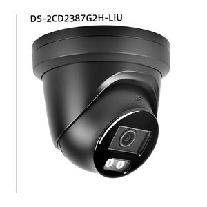 Caméra IP 8MP 4K ColorVu DS-2CD2387G2H-LIU (Noire) 40m IR/Lumière Blanche 130dB WDR Détection IA PoE IP67 Caméra de Sécurité Extérieure - Product Image 1