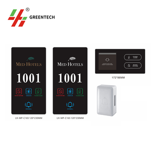 Sistema de Control Inteligente para Habitaciones de Hotel Greentech, Panel Táctil Impermeable de Acero Inoxidable y Acrílico, Dispositivo de Control de Escenas Inteligente con Cables - Product Image 5