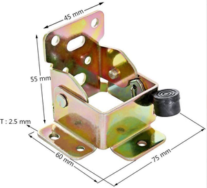 Nhiệm vụ nặng nề 90 độ bảng chân khung có thể điều chỉnh bảng sofa chân gấp khung bản lề - Product Image 4
