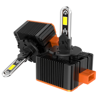 U40 80W 10000LM 6500K Tubos de Cobre en Forma de U y Sustrato de Cobre y Ventilador de Tubos Chip .3570 12-24v Faro LED para Automóvil H4 H7 H11 9005
