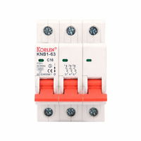 Pemutus Sirkuit Rel DIN Mini MCB AC 1P 2P 3P 4P Pemutus Listrik