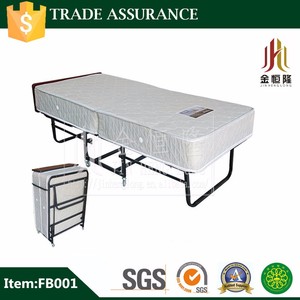 Mueble de dormitorio moderno, <span class=keywords><strong>cama</strong></span> plegable individual de metal con <span class=keywords><strong>ruedas</strong></span> - Product Image 5