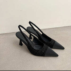 รองเท้าส้นเตารีดแฟชั่นผู้หญิงทรงหัวแหลม สไตล์ฝรั่งเศส ดีไซน์หรูหรา เซ็กซี่ ทันสมัย ปี 2026 สำหรับสาวรูปร่างสูงเพรียว น้ำหนักเบา แบบสวมพื้นหนา - Product Image 6