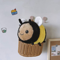 Peluche personnalisée ODM 2025, coccinelle, abeille, rembourrage en coton PP, grand coussin de décoration pour la maison, édredon par un fabricant chinois
