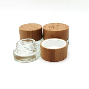 3ml 5ml 7ml 9ml Pot rond carré de concentré Bocaux résistants pour enfants Bocaux en verre à l'épreuve des enfants pour la cire de crème pour les yeux - Product Image 2