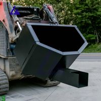 Bac de coulage de béton pour excavatrice et mini-chargeuse, capacité de 1000 litres, certifié CE, pour le coulage de pieux et les projets de dalles de terrasse