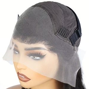 Pelucas <span class=keywords><strong>de</strong></span> Cabello Humano Brasileño Largo con Ondas Profundas Sueltas, Frontal <span class=keywords><strong>de</strong></span> Encaje Completo 13x4, 180% <span class=keywords><strong>de</strong></span> Densidad, Precios al por Mayor Baratos para Mujeres Negras - Product Image 5