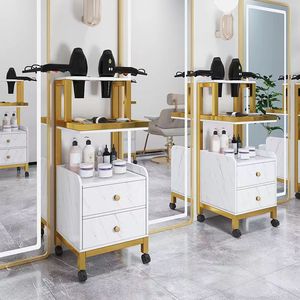 Stylish Gold SPA Salon Furniture <b>Trolley</b> Removable Beauty Hand Carts <b>Trolleys</b> Eyelash Storage <b>Trolley</b> With Universal Wheels - Product Image 3