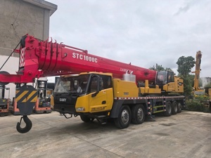 Grúa sobre Camión SANY100Ton STC1000 2022 Usada, Sistema Hidráulico, Bomba, Motor PLC, Caja de Cambios, Bajo Número de Horas, Probada y Certificada en EAU, China - Product Image 6