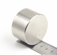 Aimant de coupure de compteur d'eau en gros de Chine, aimant néodyme N52 puissant, magnétisé axialement, disque rond de grande taille 50x30