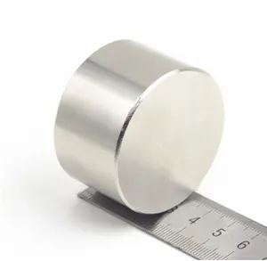 China Wholesale <span class=keywords><strong>Water</strong></span> <span class=keywords><strong>Meter</strong></span> Stop Magnet N52 Forte 50 30 Axialmente Magnetizado Grande Tamanho Disco Redondo Ímã De Neodímio 50x30 - Product Image 1