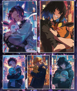 Nouvelles cartes de collection HuoHu Creative Demonslayered Crossover Pokemoned <span class=keywords><strong>Butterfly</strong></span> Dance Spirit's Abode pour enfants, jeux de cartes pour loisirs - Product Image 4