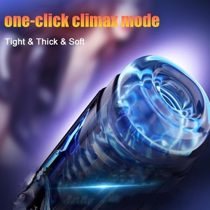 ของเล่นผู้ใหญ่สำหรับผู้ชายแบบอัตโนมัติพร้อมระบบสั่นแบบแฮนด์ฟรี ช่องคลอดจำลองพร้อมปลอกซิลิโคนเสมือนจริง - <span class=keywords><strong>เกม</strong></span>ส์อีโรติกสำหรับอวัยวะเพศชาย - Product Image 4