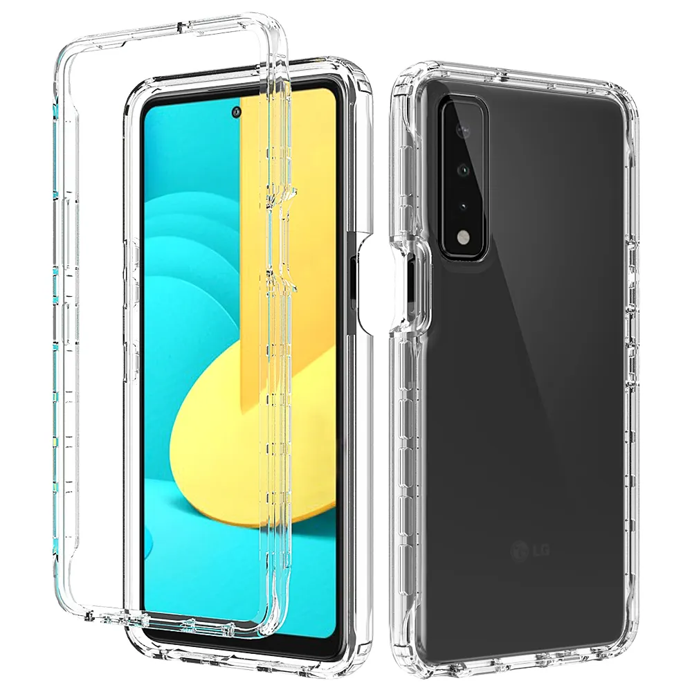 Phone Case For LG Stylo 7 K51 K22 K92 5G Custom Fashion Eco Friendly Transparent Anti-drop Shockproof TPU+PC Phone Cases