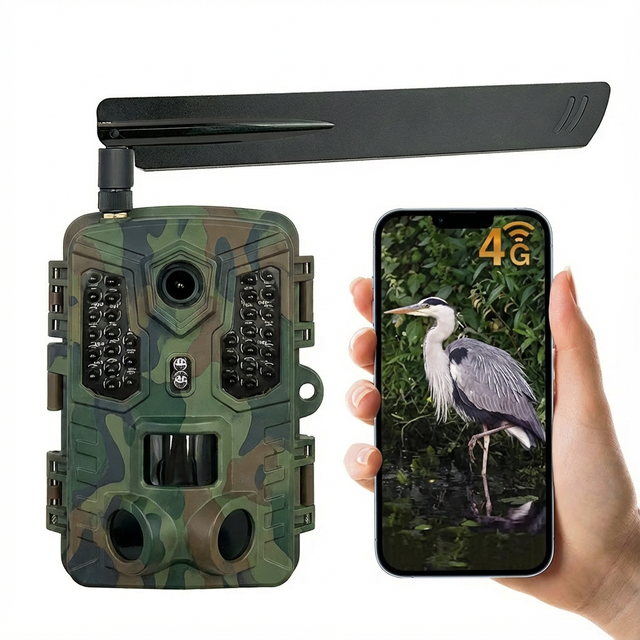 SENSVISION AI Solar 4G 4K CMOS Weather Resistant Waterproof Live View Motion Outdoor Remote Infrared Hidden Security Game