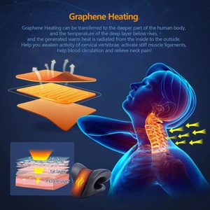 Oreiller de massage du cou à usage domestique avec compression thermique, appareil de massage du cou pour le fitness - Product Image 6