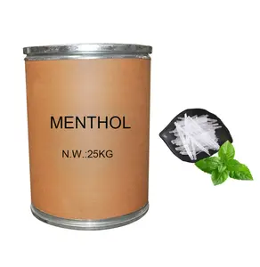 Usine En Gros En Vrac Naturel Menthol 99% Menthe Menthol Cristal CAS 89-78-1