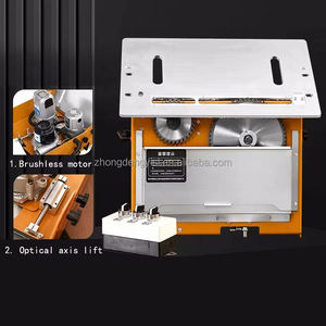 เครื่องเลื่อยสายพานแบบพกพา ตัดได้สองทิศทาง ปราศจากฝุ่น 45 90 องศา สำหรับงานไม้ - Product Image 5