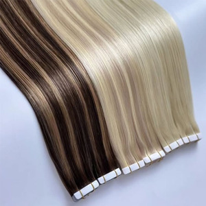Extensiones sin enredos de cinta de PU europea al por mayor, extensiones de cabello Remy natural virgen, extensión de cabello humano de alta calidad - Product Image 4