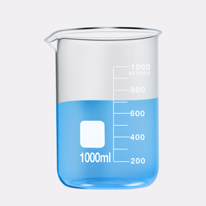 Nuovo arrivato ad alta temperatura resistenza 100ml becher bassa forma di <span class=keywords><strong>vetro</strong></span> supporto della manodopera personalizzazione LOGO privato - Product Image 1