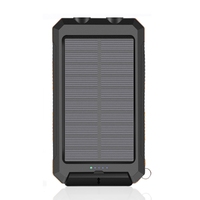 Produits Tendances 2025 Nouveautés OEM Type C USB Double USB 10000mAh Grande Capacité Extérieur Étanche Solaire Charge Rapide