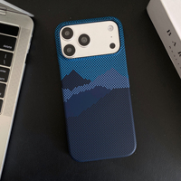 Coque de protection magnétique en Kevlar effet seconde peau pour iPhone 18 Pro Max, compatible avec les coques de téléphone iPhone 17, 16, 15, 14, 13