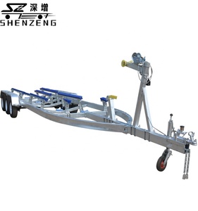 <span class=keywords><strong>Remorque</strong></span> <span class=keywords><strong>bateau</strong></span> robuste galvanisée de 32 pieds à trois essieux pour <span class=keywords><strong>bateau</strong></span> de 33 pieds - Product Image 1