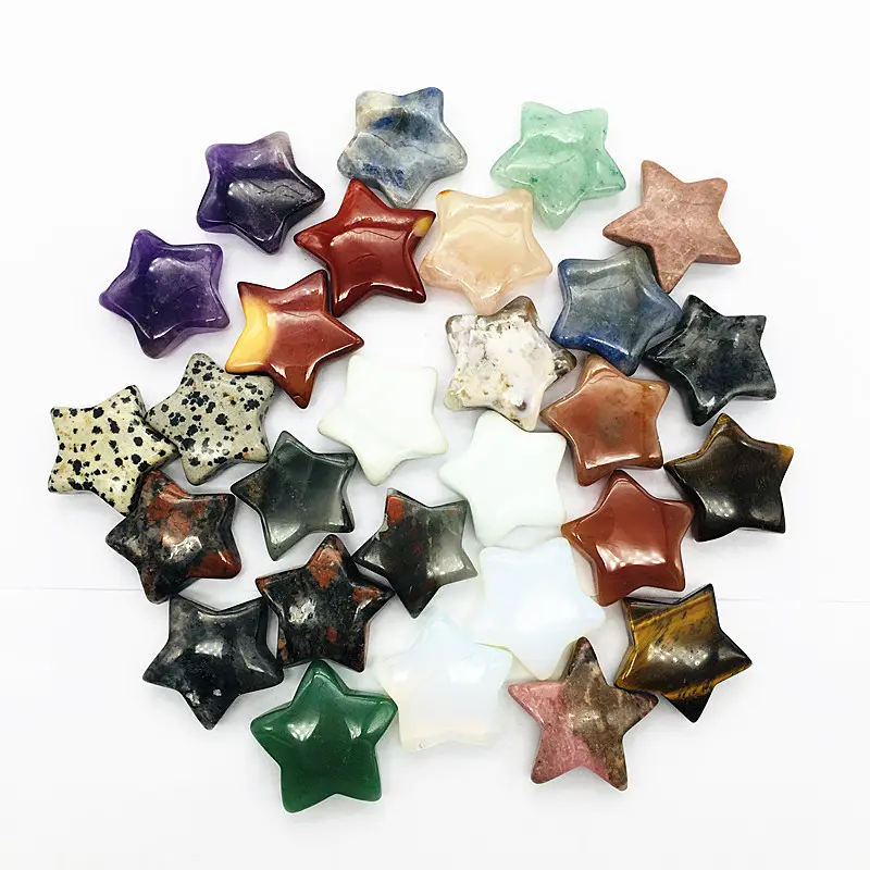 Wholesale rose quartz folk crafts Mixed Material star dragon crystals for healing