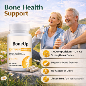 Kapsul BoneUp Kalsium dengan Vitamin <span class=keywords><strong>D3</strong></span> K2 <span class=keywords><strong>Magnesium</strong></span> Seng untuk Kesehatan Tulang 60 Kapsul - Product Image 2