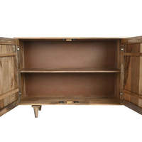 Buffet extensible moderne en bois de manguier DKD Home Decor 160x40x85cm, meuble de rangement pour salle à manger, entrée ou bar à domicile