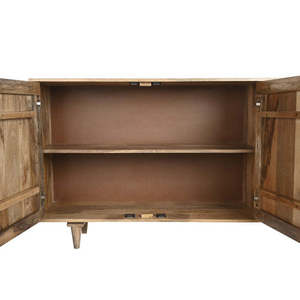 Buffet moderne en bois de manguier DKD Home Decor 160X40X85 - Meuble de rangement extensible pour salle à manger, entrée ou bar à domicile - Product Image 1