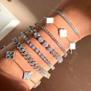 Pulseras Y Brazaletes Por Mayor Wholesale 925 Sterling <b>Silver</b> Jewellery Charms <b>Bracelet</b> Prendas De Plata 925 Y Pulseras - Product Image 1