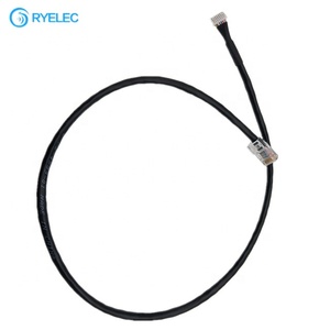 สายแลนแบบกลม Cat5e พร้อมหัวต่อ RJ45 แบบกำหนดเอง สำหรับ RJ45 ตัวเมีย ต่อกับ JST 8 พิน ระยะห่าง 1.25 มม. พร้อมสาย UTP 24AWG 4 คู่ 8 พิน - Product Image 1