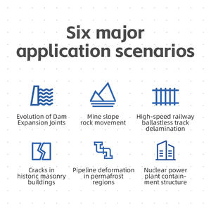 Fábrica Atacado China Medidor De Deslocamento De Ponto Único De Fio Vibratório para Equipamentos De Teste De Engenharia Geotécnica - Product Image 3