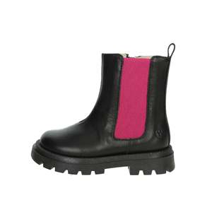 Botines Bambine E5659 Nero Negros con Panel Lateral Rosa para Niñas - Product Image 1