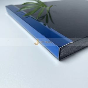 EX483 Tile Profiles Tile <b>Edging</b> Trim PVD Gold Stainless Steel L Shape Decorative Line for Luxury Interior - Product Image 2