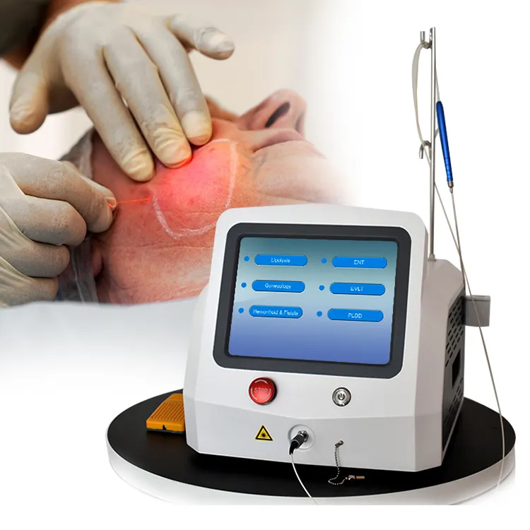 Diode Laser 1470nm 980nm Laser Fiber EndoLaser Cellulite Removal Facelifting 1470nm laser Machine