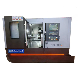 Горизонтальный токарный станок с ЧПУ GSK CTX200S, автоматический, высокоточный - Product Image 1