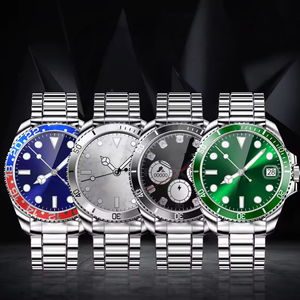 Montre-bracelet de luxe pour homme en acier inoxydable, marques célèbres, montres mécaniques, haute qualité, étanche, montres mécaniques pour homme - Product Image 4