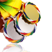 Medallas 3D de Aleación de Zinc de Alta Calidad a Precio de Mayoreo JZ, Medalla Deportiva Personalizada con Logotipo, Medalla de Baile de Metal Dorado en Blanco Personalizada