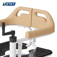 Chaise de transfert manuelle multifonctionnelle pour patient, capacité de charge de 150 kg, fauteuil roulant portable pour personnes âgées et handicapées