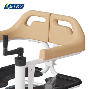 Chaise de transfert manuelle multifonctionnelle pour patient, capacité de charge de 150 kg, fauteuil roulant portable pour personnes âgées et <span class=keywords><strong>handicap</strong></span>ées - Product Image 5