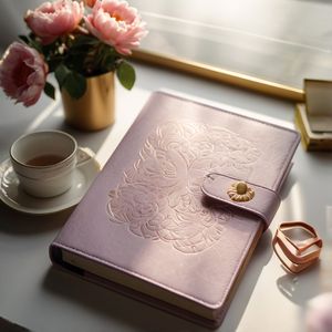 <span class=keywords><strong>Agenda</strong></span> con Tapa Blanda de Tela de Lona, Impresión de Tela, Cierre de Botón de Cuero PU - Product Image 1