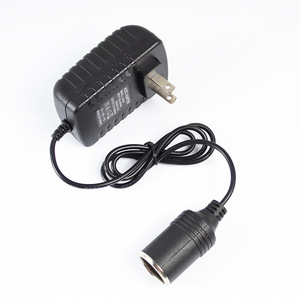 ตัวแปลงซ็อกเก็ตที่จุดบุหรี่ในรถยนต์ 220V เป็น 12V สำหรับใช้ในบ้านและรถยนต์ อะแดปเตอร์ DC DC เฟสเดียว โดย 912 - Product Image 4