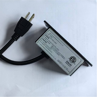 Stopkontak Tersembunyi 2 Stopkontak AC dengan Soket Ekstensi USB Tipe A+C Colokan AS untuk Furnitur NEMA PDU DF-TP02A