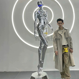 Figura greca scultura in fibra di vetro luminoso pavimento-in piedi figurina pesca TAO bar musica taverna sala da pranzo bar decorazione - Product Image 6