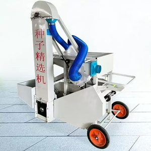 Macchina agricola per combinare la macchina per la pulizia delle sementi di grano di mais separatore di gravità dello schermo d'aria granella di semi pulitore separatore di semi - Product Image 6