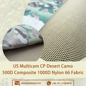 500 डी मिश्रित 1000d डबल लेयर कॉर्डूरा बैलिस्टिक कपड़े नायलॉन 66 कपड़े हमें सीप रेगिस्तान कैपो जलरोधी कॉर्डुरा कपड़े - Product Image 3